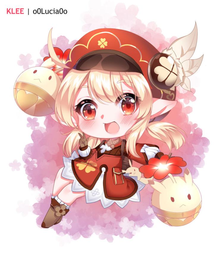 Klee Fanart Chibi Chibi Klee Genshin Impact Official Community chibi klee genshin impact official