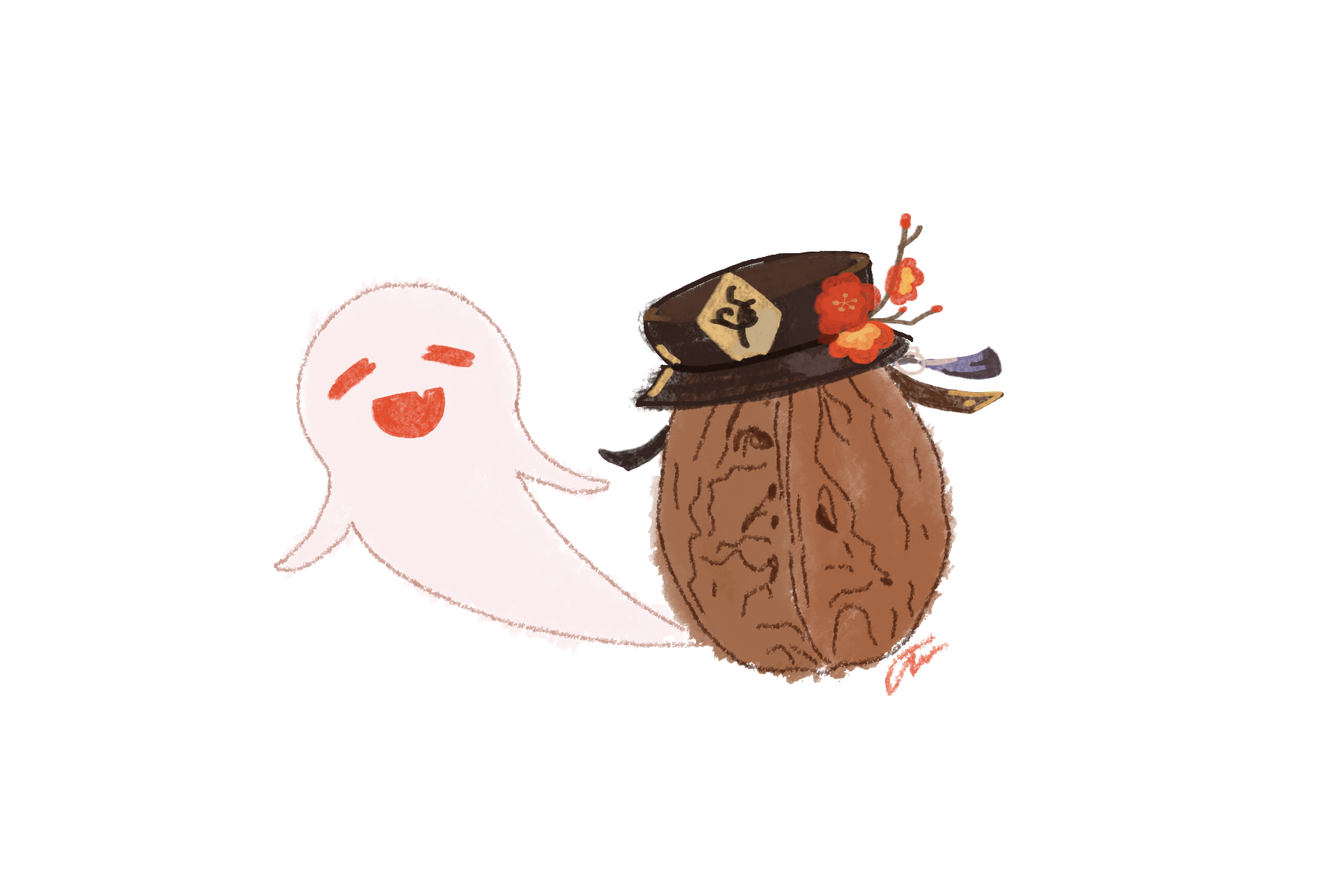 Here's the GIF for pet the walnut. Use it however you like. : r/HuTao_Mains