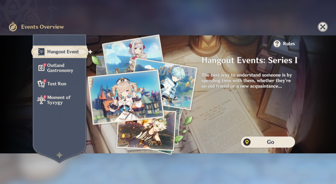 V1 4 Guide Hangout Event Guide Bennett All Ending 3 New Achievements Genshin Impact Official Community
