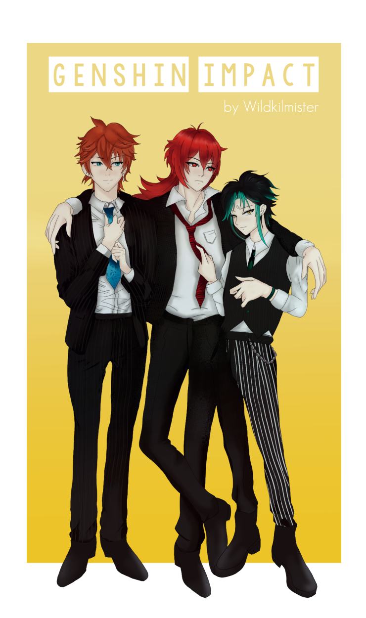 Pretty Savage Childe Diluc Xiao Fanart Genshin Impact Official Community Pretty Savage Childe Diluc Xiao Fanart Genshin Impact Official Community