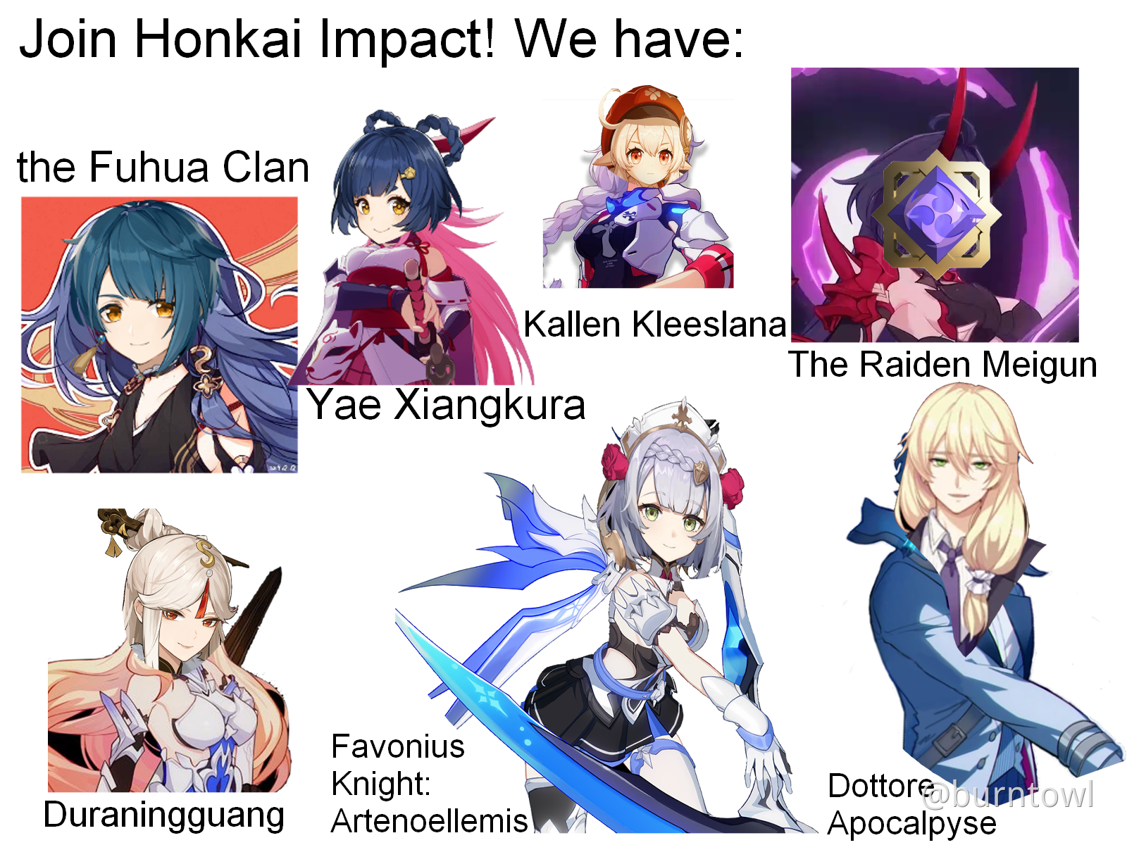 genshin but honkai - Genshin Impact - Official Community