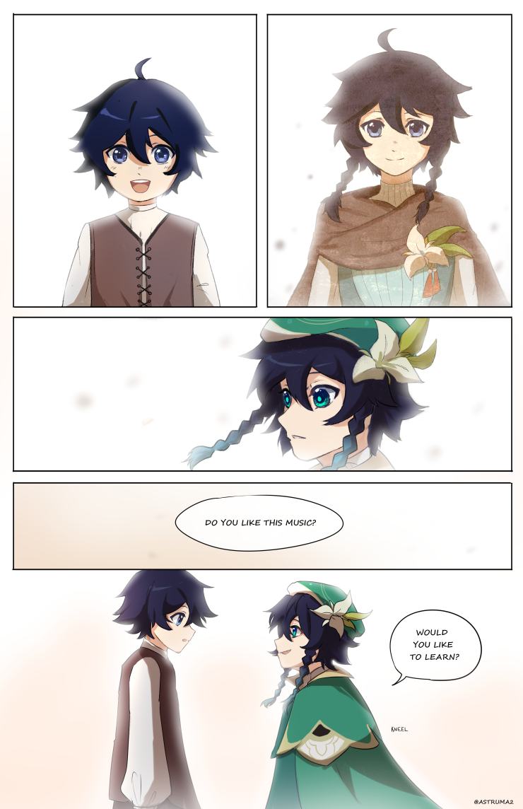 Venti Comic A Familiar face in a different time Genshin Impact