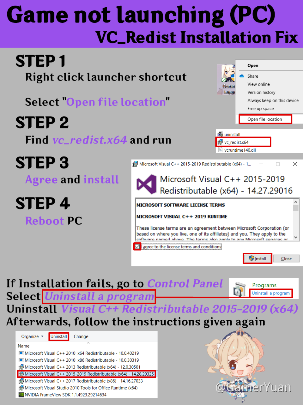 PC Common Errors & Fixes | Genshin Impact | HoYoLAB