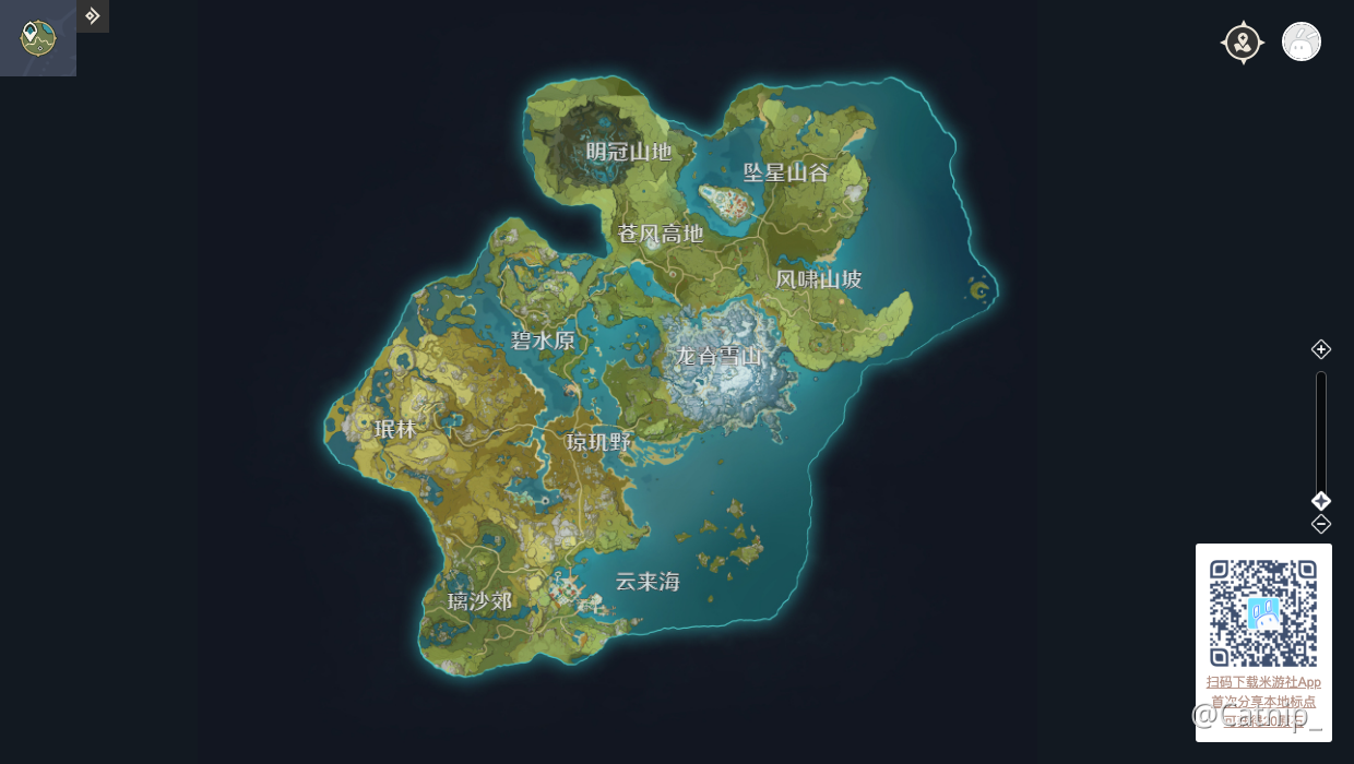map genshin impact mihoyo