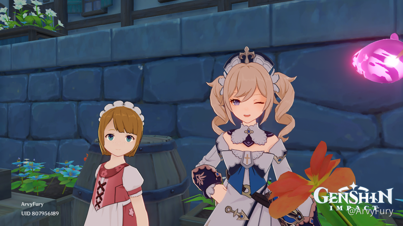 Just taking a Photo with Flora Genshin Impact HoYoLAB