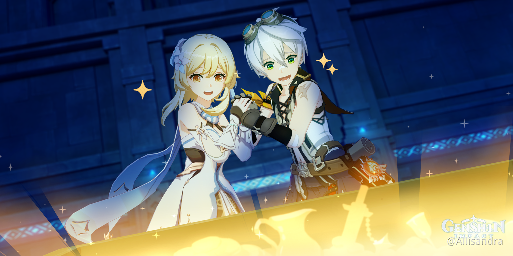 Me, when I open up a common chest with 2 primogems inside Genshin