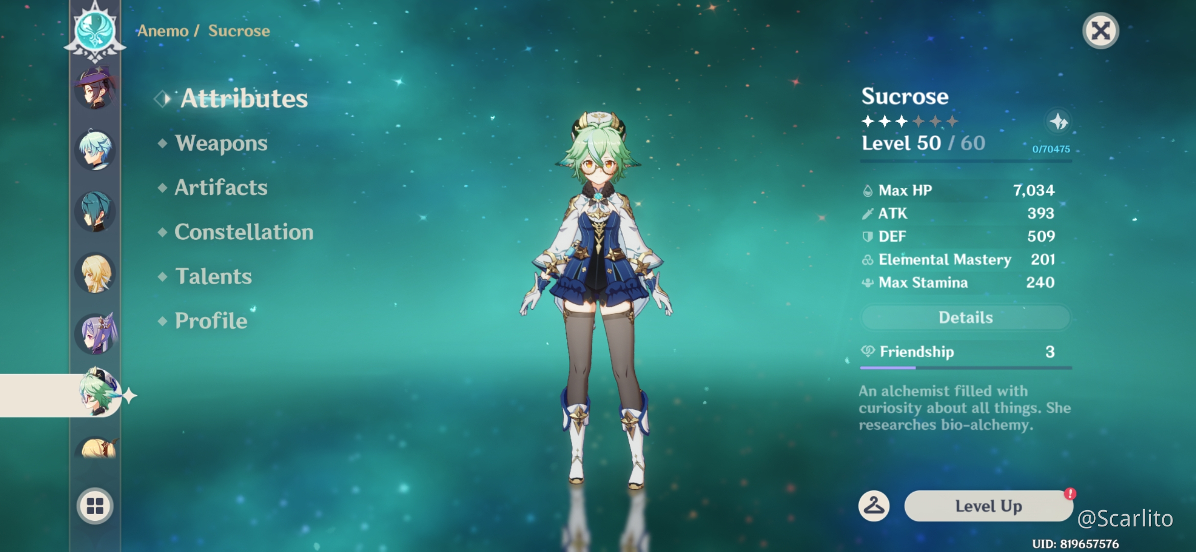 I got c2 sucrose should i build her genshin impact hoyolab