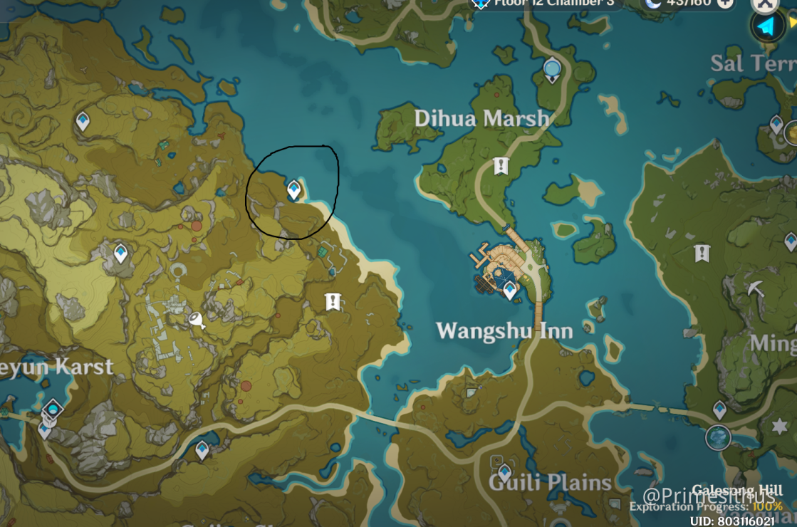 My Daily Farming Route For Some Resources No Resin Required Genshin Impact Official Community