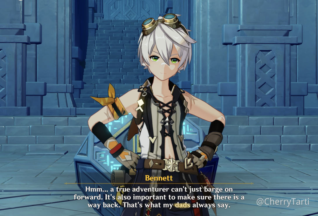 Rainbow Child Bennett Genshin Impact Official Community