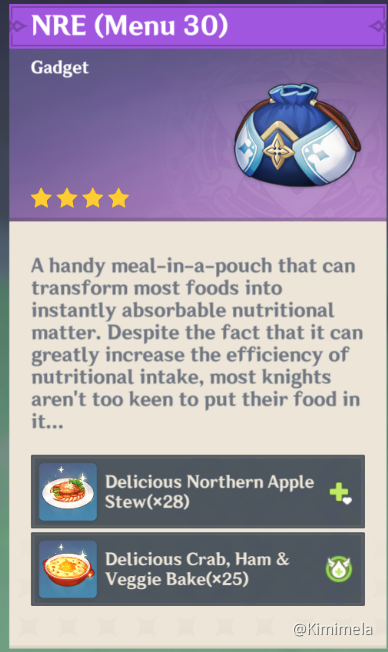 Issue With The Food Bag Genshin Impact Official Community