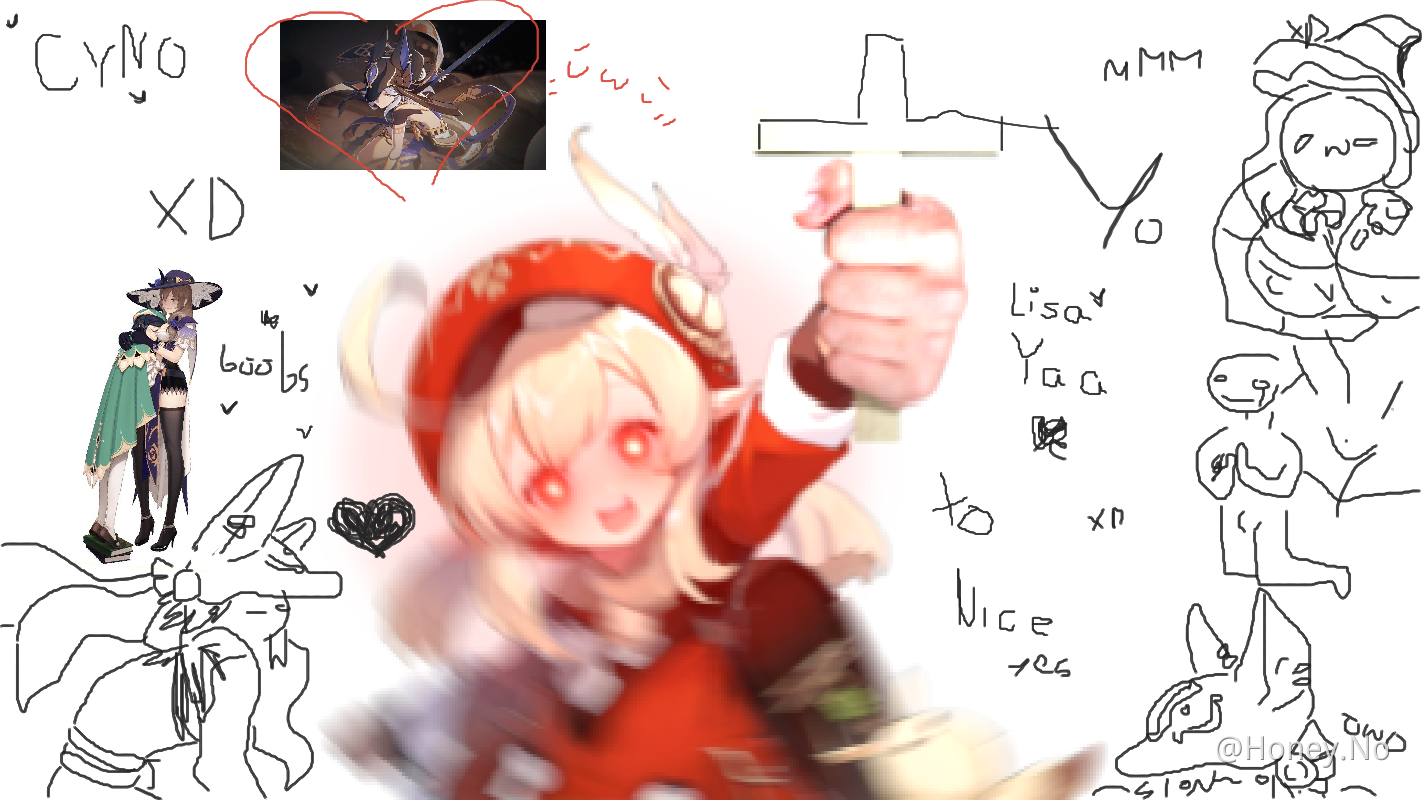 doodles and my Genshin oc Genshin Impact | HoYoLAB