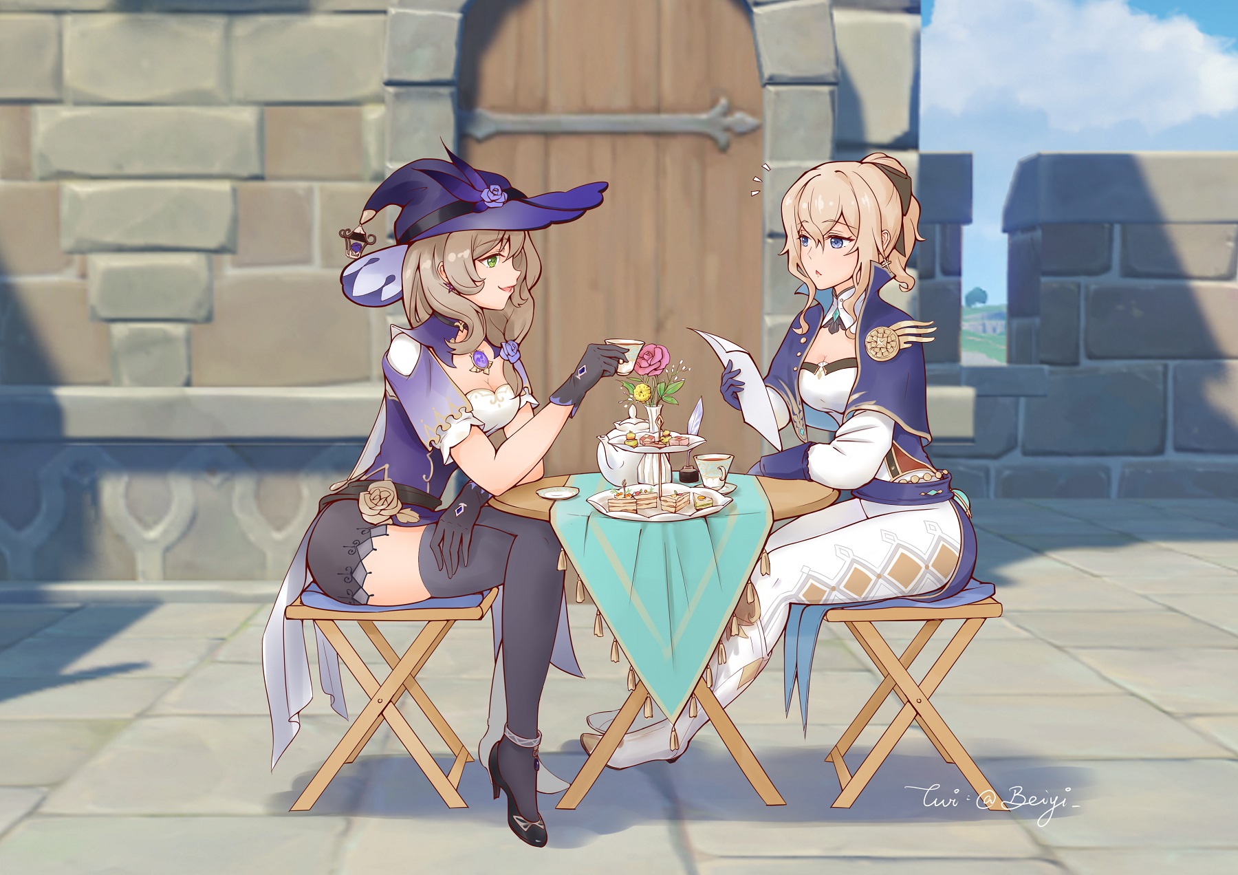 Afternoon tea Genshin Impact HoYoLAB