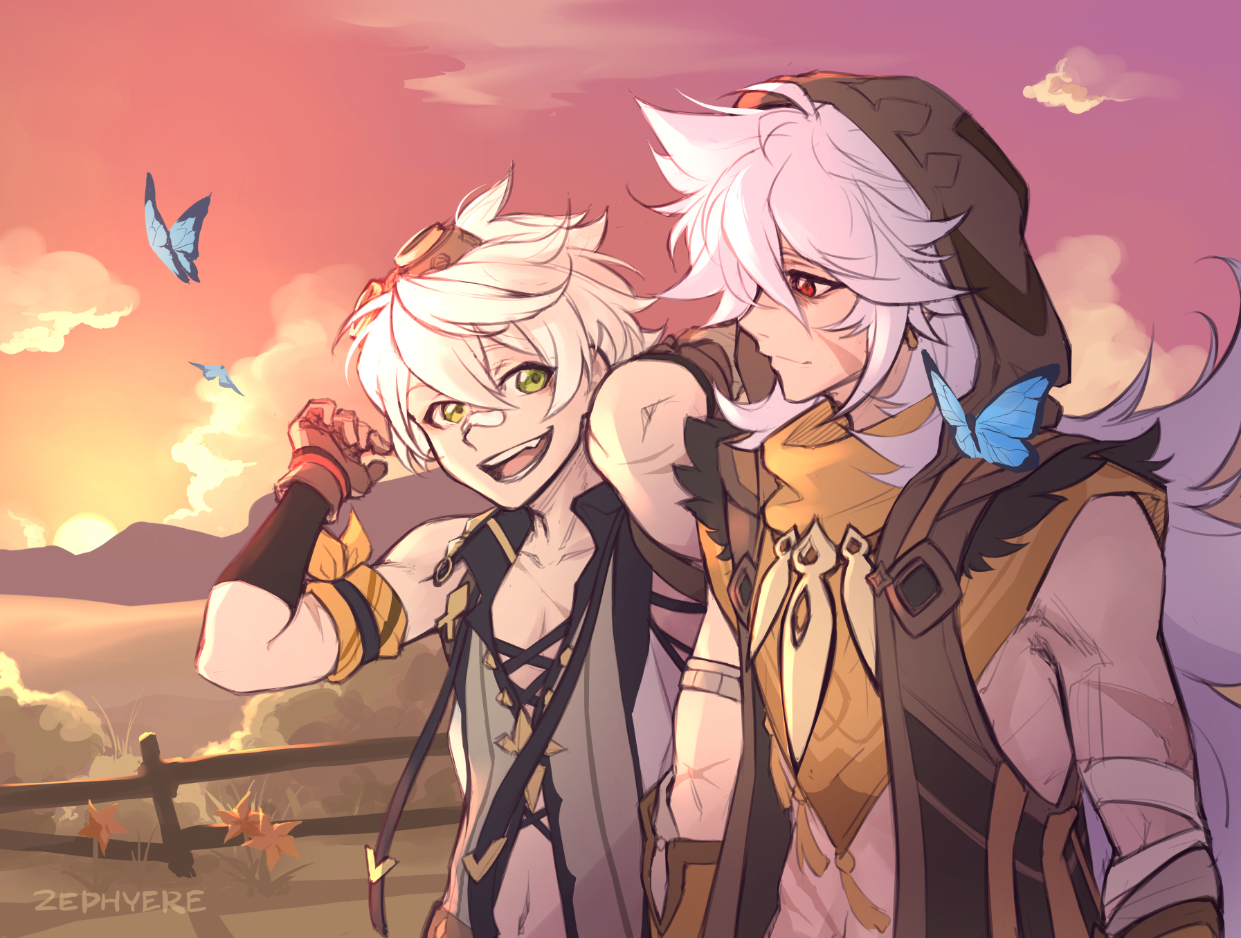 & Razor Best Boys Unite Genshin Impact HoYoLAB