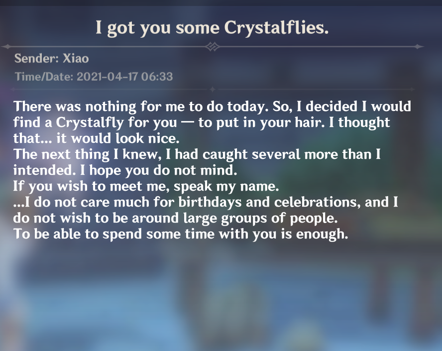 Happy Birthday Xiao Genshin Impact HoYoLAB