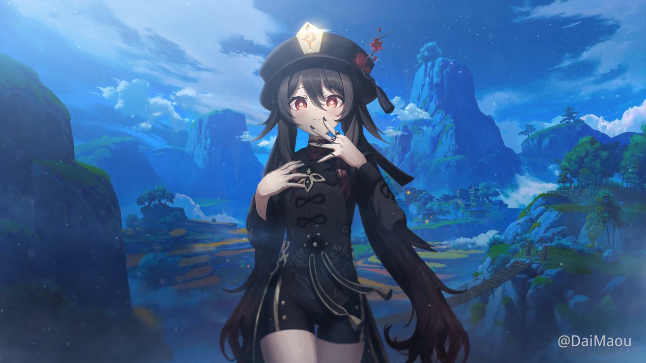 I Made A Hu Tao Animated Wallpaper Genshin Impact Official Community