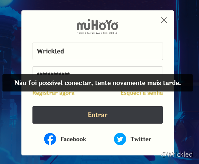 Como corrigir o problema quando o login no Facebook está