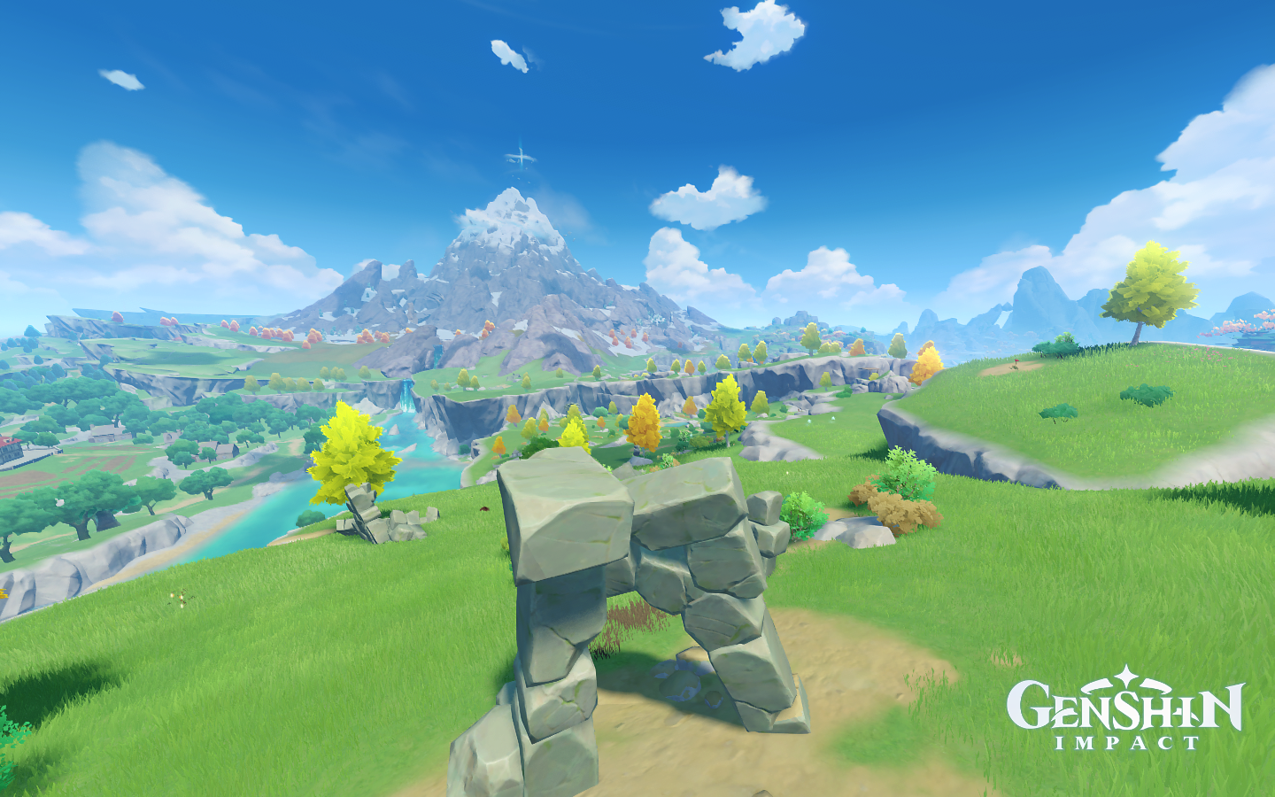 Wangshu Inn and Dawn Winery in the same photo Genshin Impact HoYoLAB