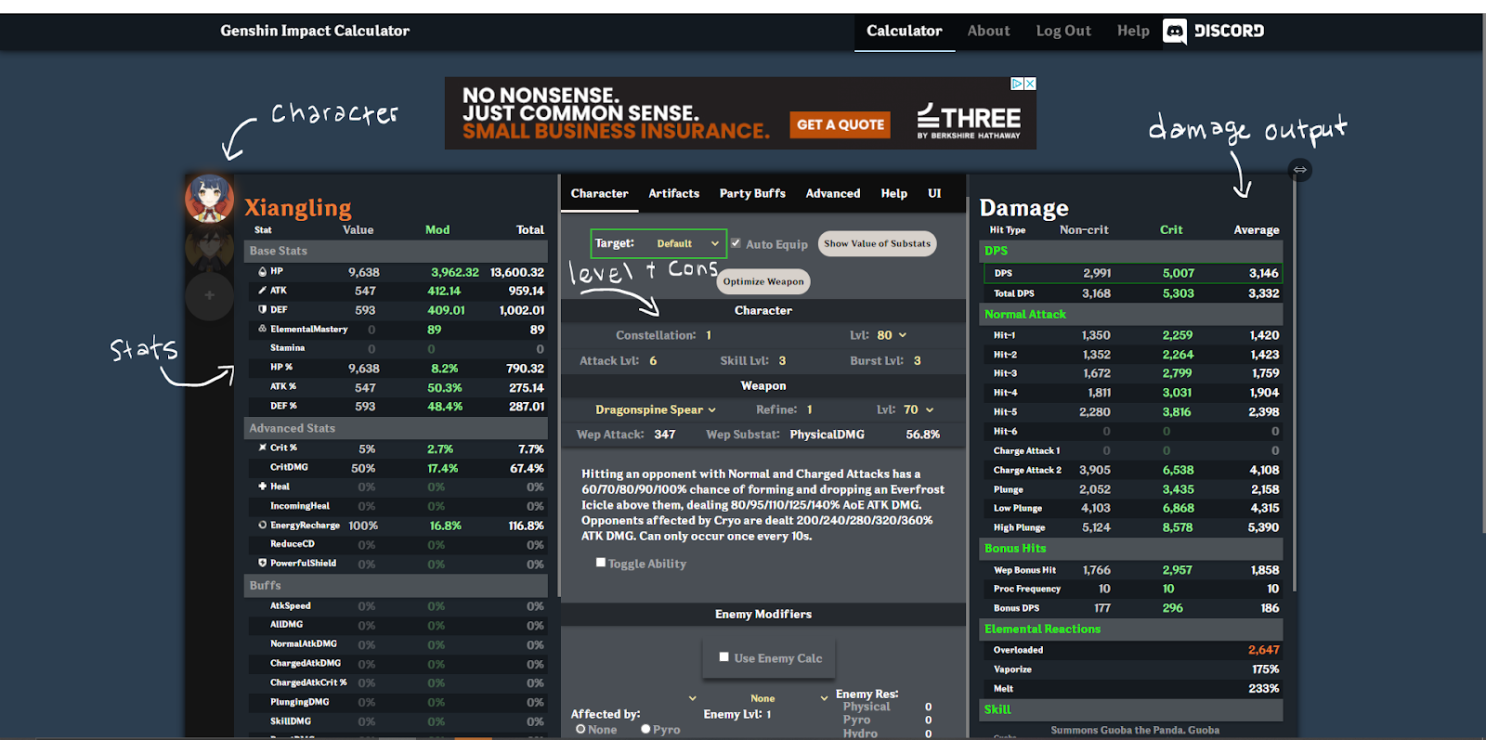 How To Use The Genshin Impact Damage Calculator Full Guide Genshin Impact Official Community
