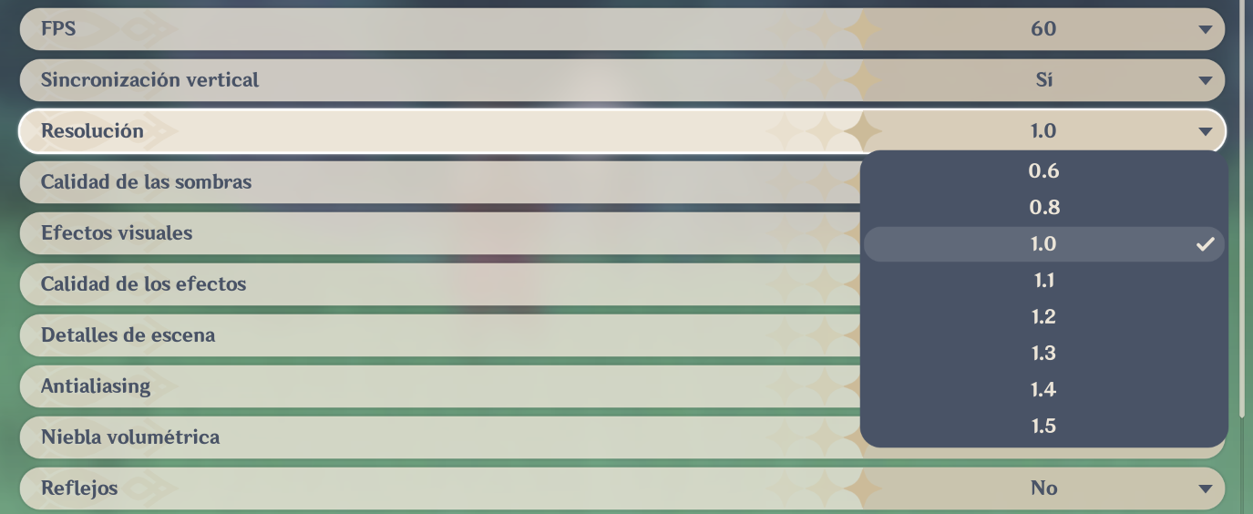 Qu Significa La Opci N De Resoluci N Genshin Impact Hoyolab