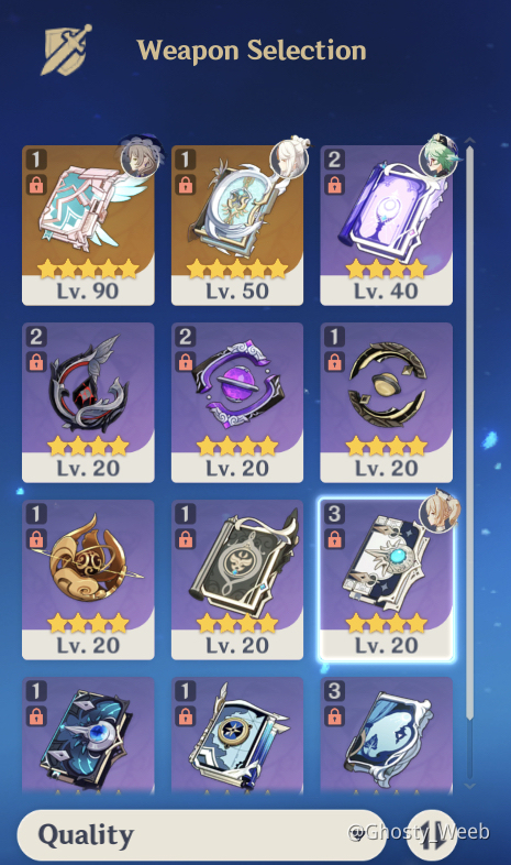 Weapon options for Yanfei - Genshin Impact - Official Community