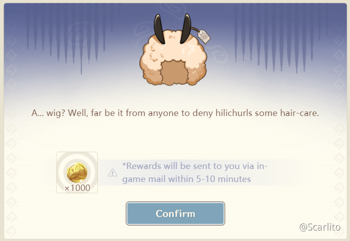Extra Failed Items From The Hilidream Camp Web Event Mihoyo Player Community