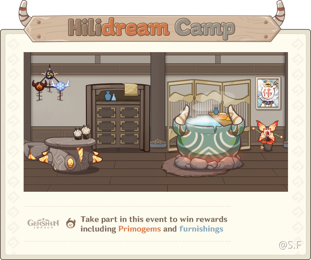 Hilidream Camp Genshin Impact HoYoLAB