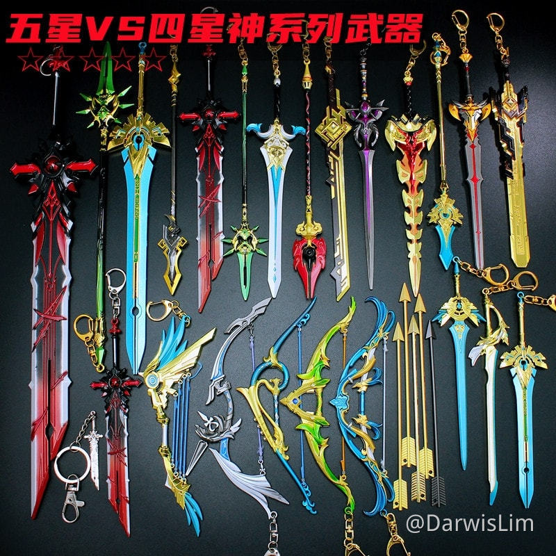 Genshin Weapons As Keychains Genshin Impact Official Community - Riset