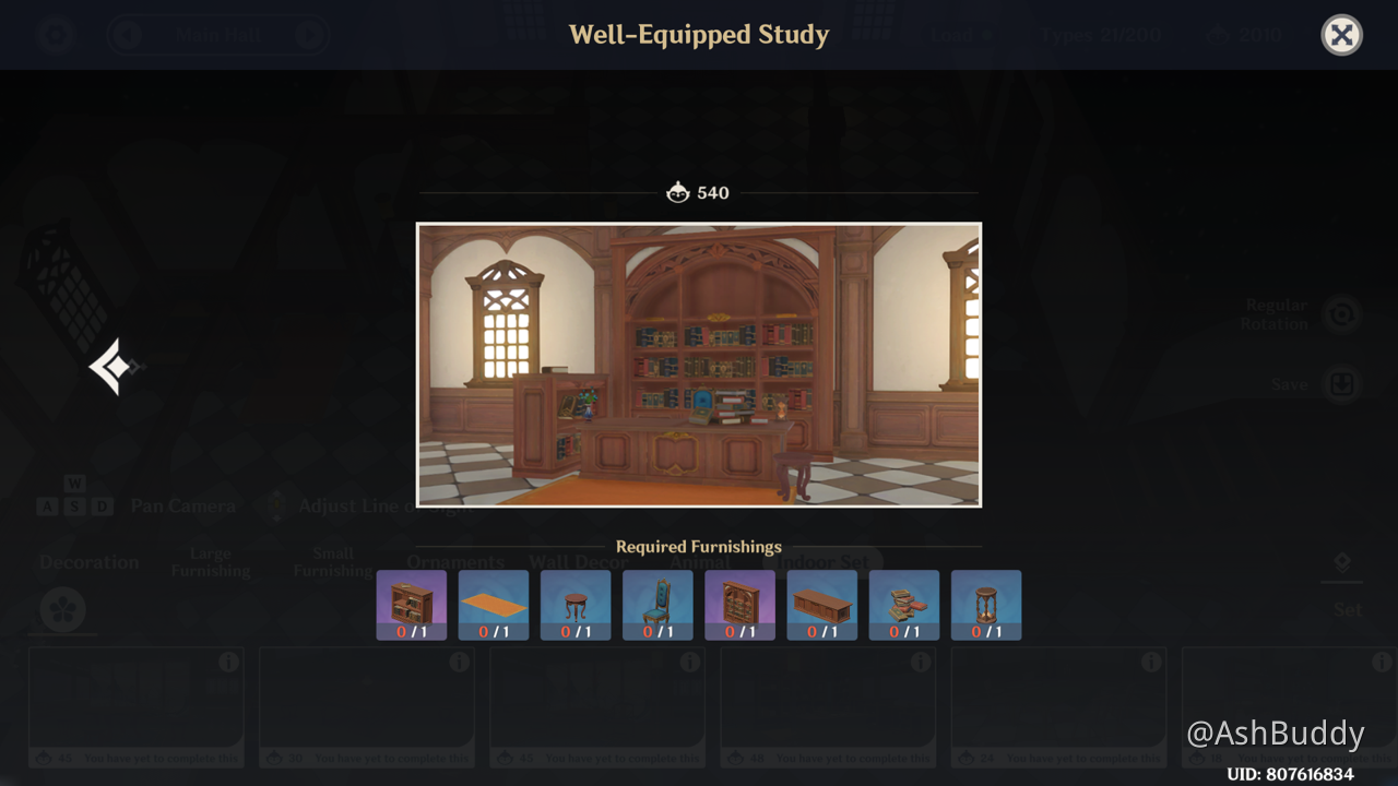 Indoor Set Recipe Furniture Serenitea Pot Genshin Impact HoYoLAB