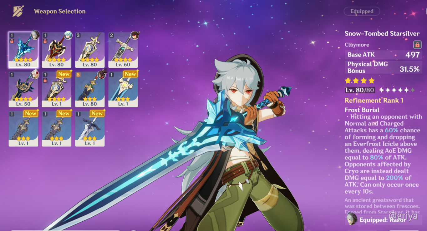 Suggest some Razor Builds Genshin Impact Official