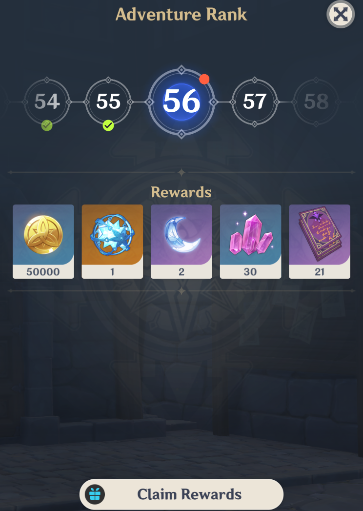 Rewards Genshin Impact | HoYoLAB