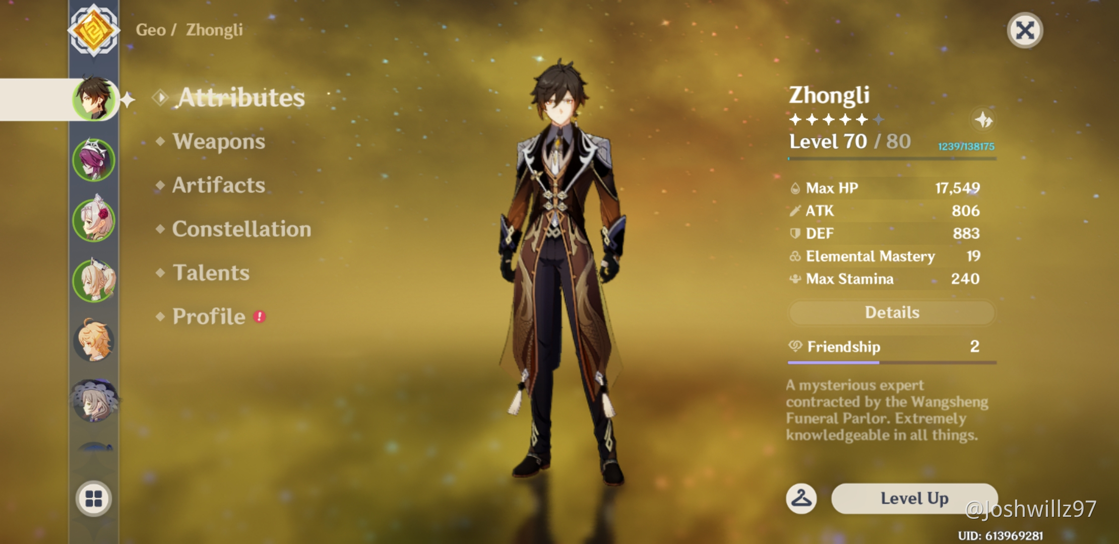 My Zhongli Build So Far Not Bad So Far Needs Plenty More Work Of 