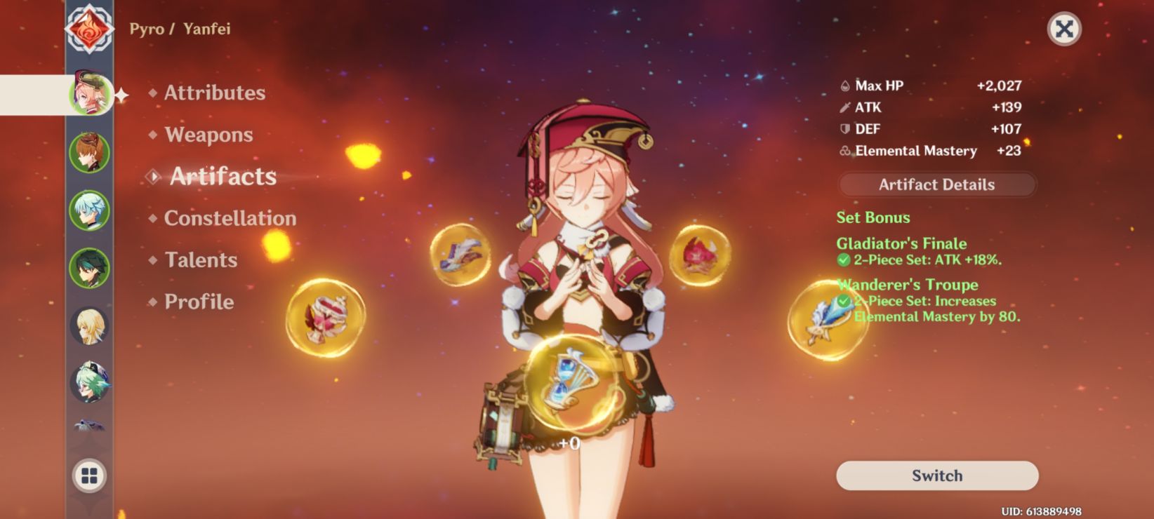 Suggestions For Yanfei Builds Genshin Impact Official Community