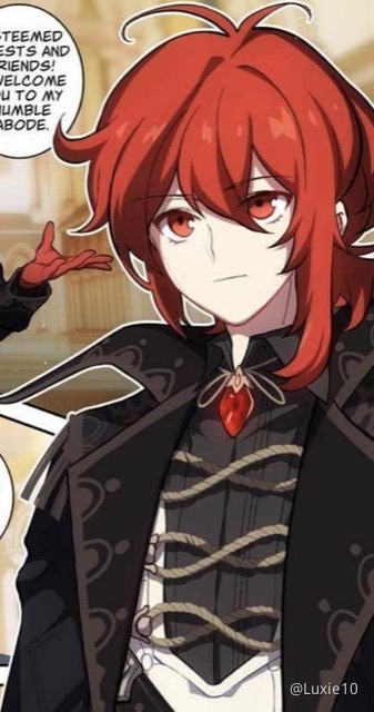 Manga Diluc Update Genshin Impact Official Community