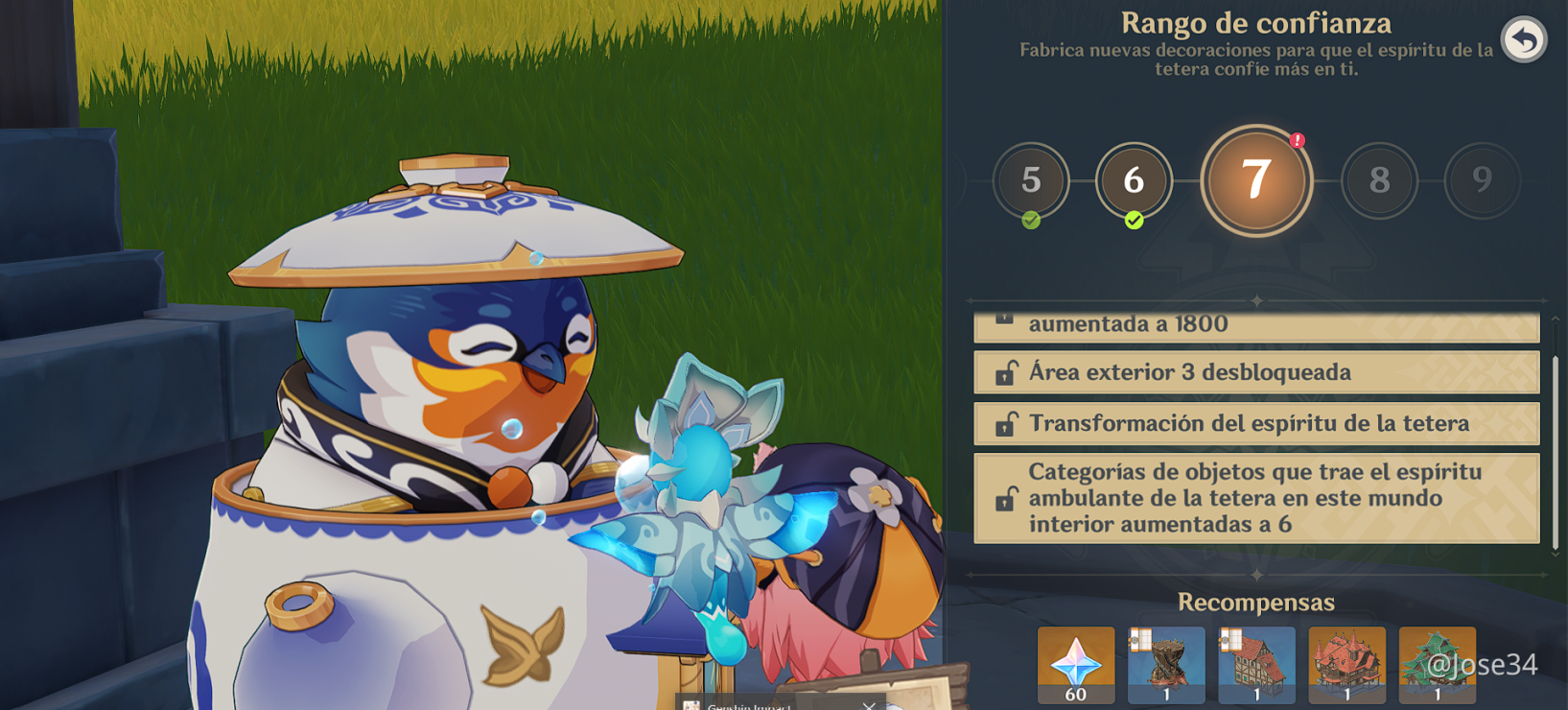 Lvl 7 De Confianza Con Gordi Genshin Impact Official Community