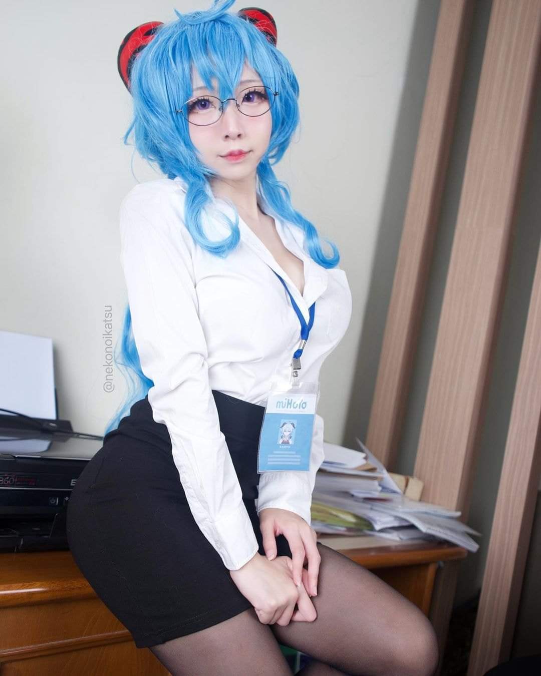 Ganyu (office lady) cosplay #6 Genshin Impact | HoYoLAB