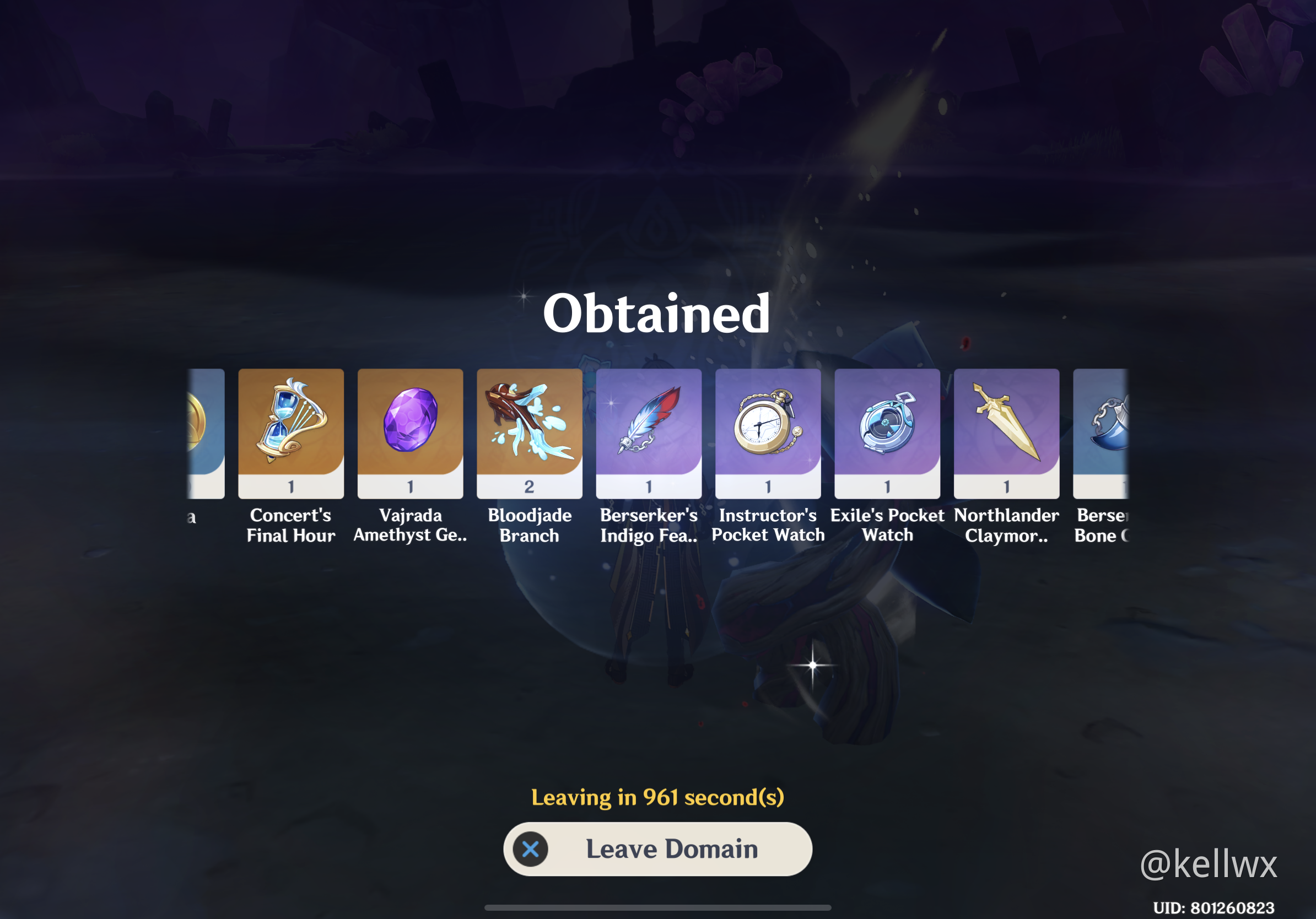 Weekly loots ^^ Genshin Impact HoYoLAB