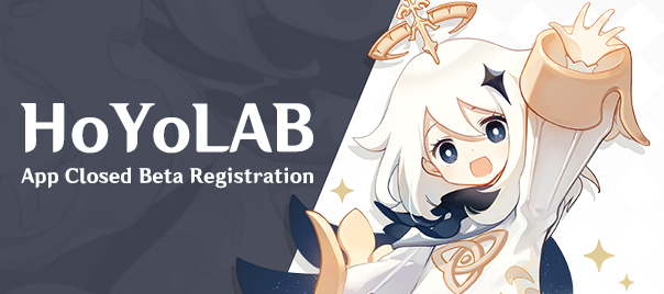 HoYoLAB App Closed Beta Registration Genshin Impact HoYoLAB