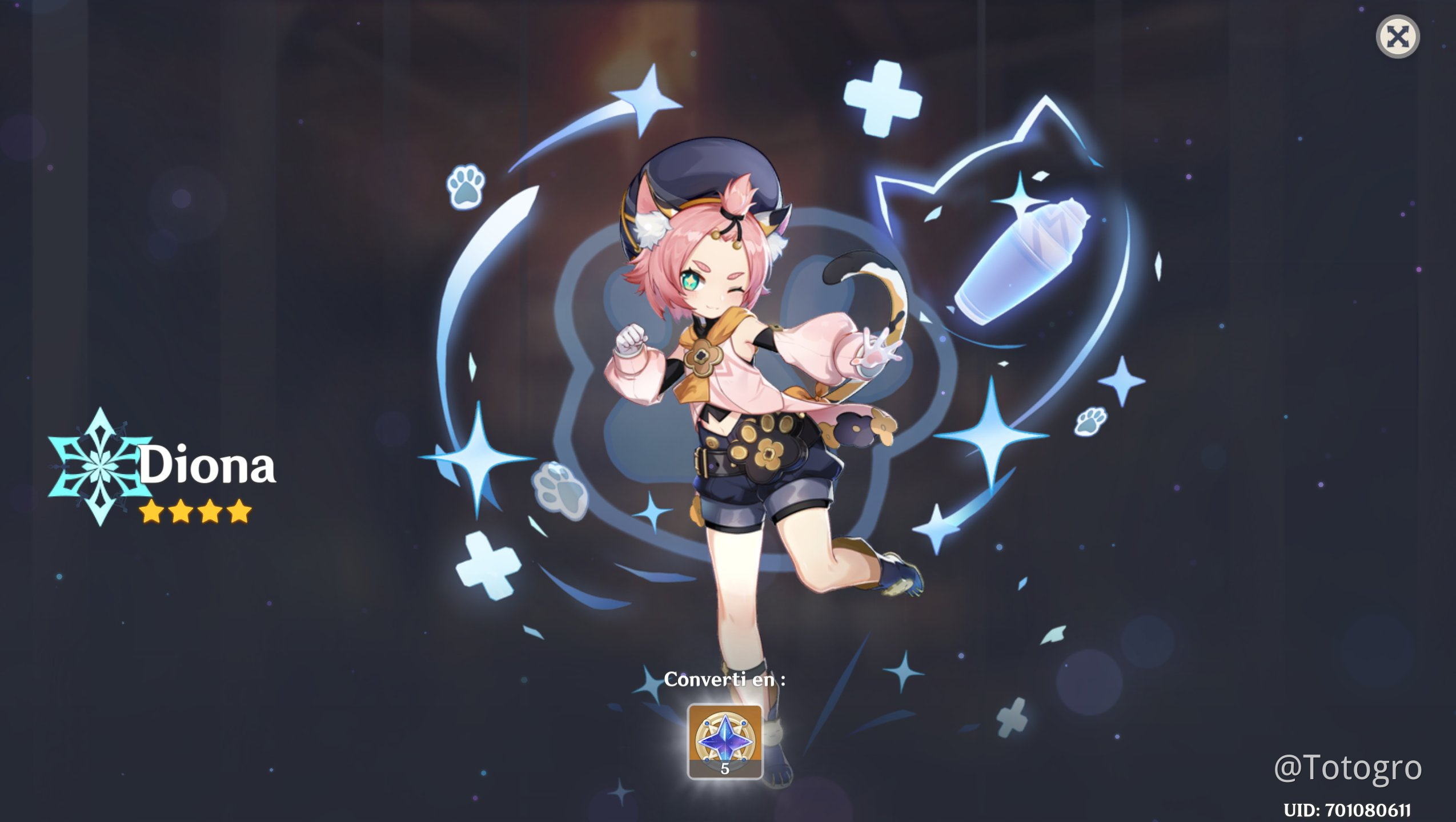 Je suis dégouté / Diona C9 Genshin Impact HoYoLAB