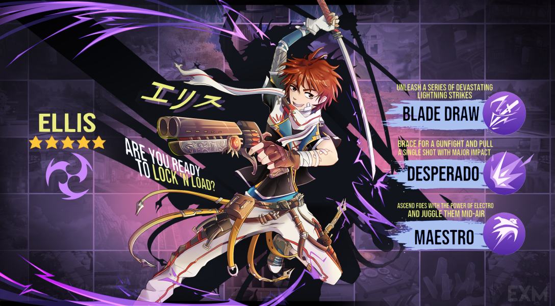 Ellis The Gunslinger Genshin Fan Character Oc Genshin Impact Hoyolab