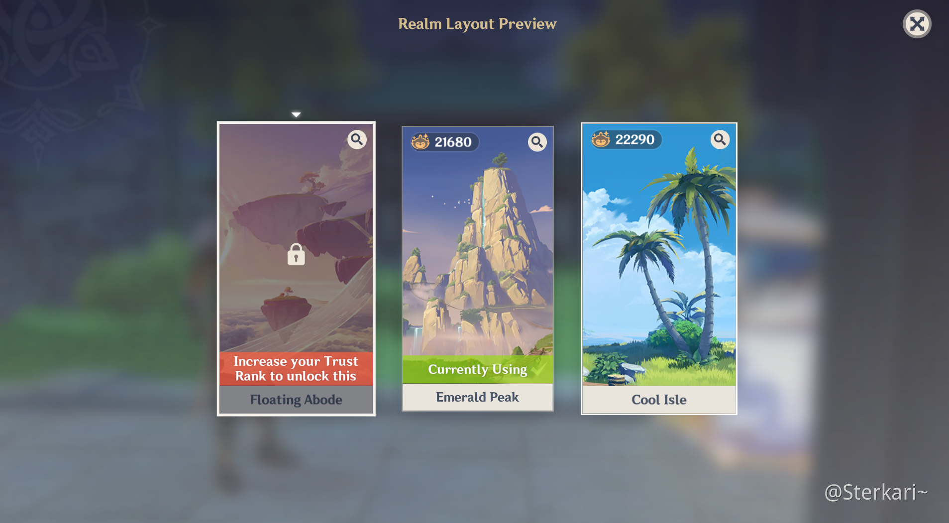 Serenitea Pot Trust Rank 8 Genshin Impact HoYoLAB