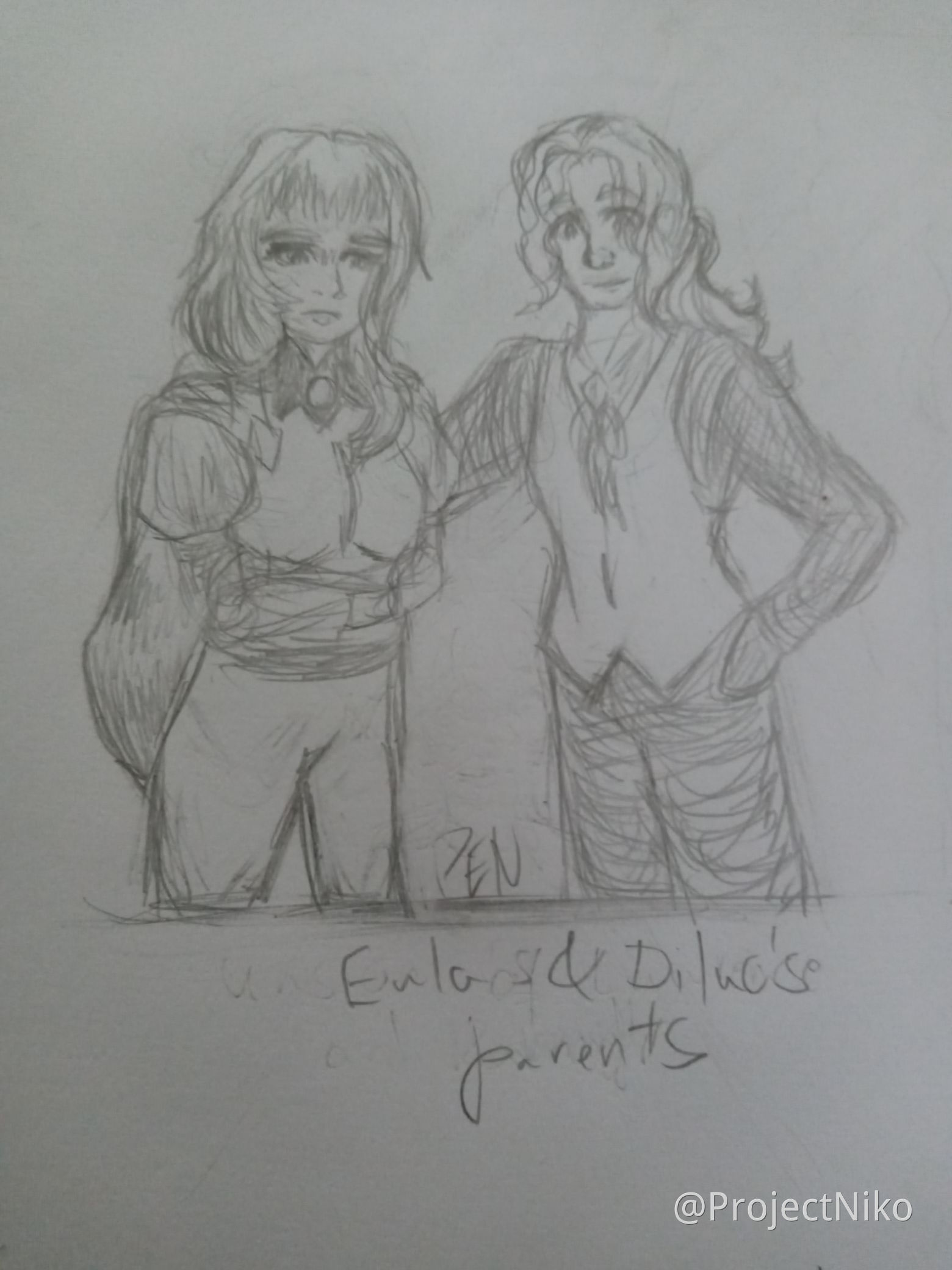 So I drew Crepus and Eula's mother together Genshin Impact | HoYoLAB