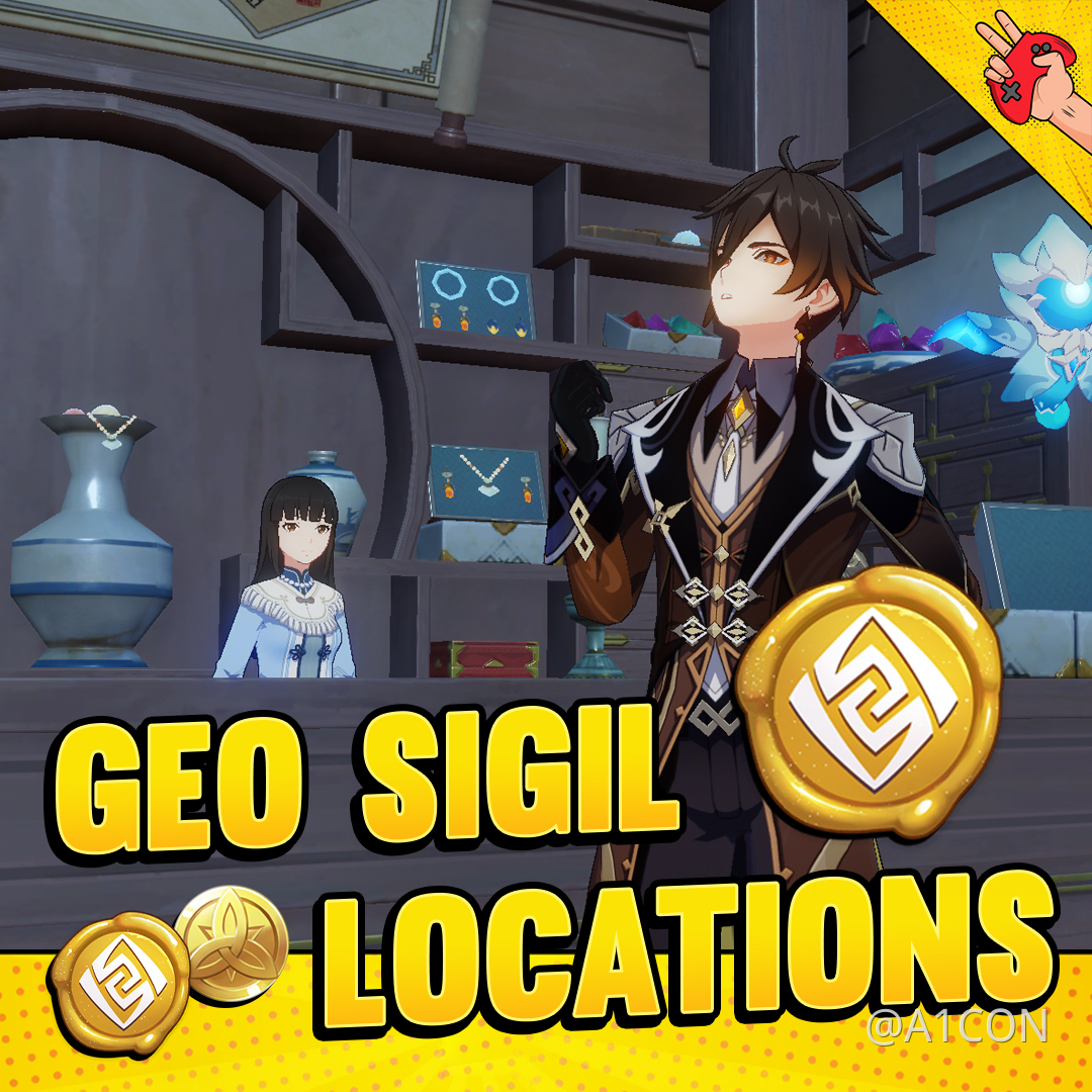All Geo Sigil Locations Genshin Impact 