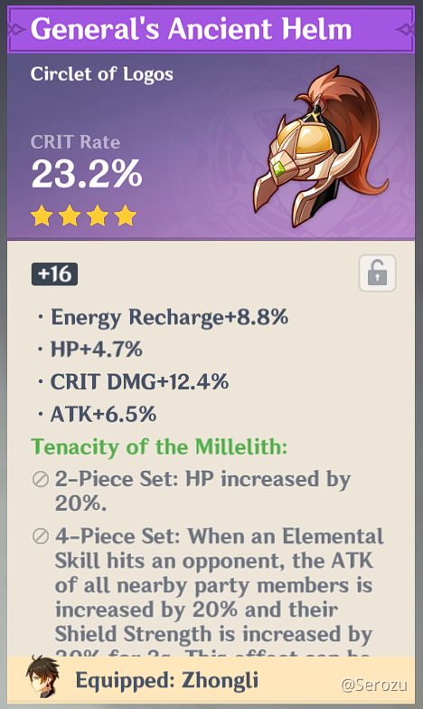 Zhongli Build Which Circlet Genshin Impact Official Community