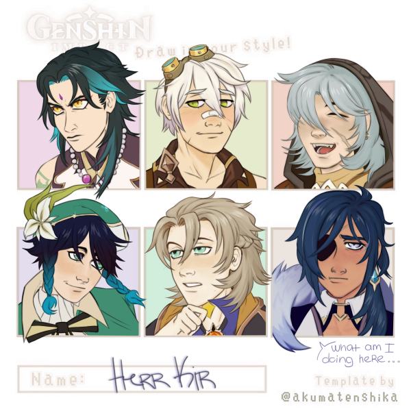 Draw In Your Style Mihoyo Player Community