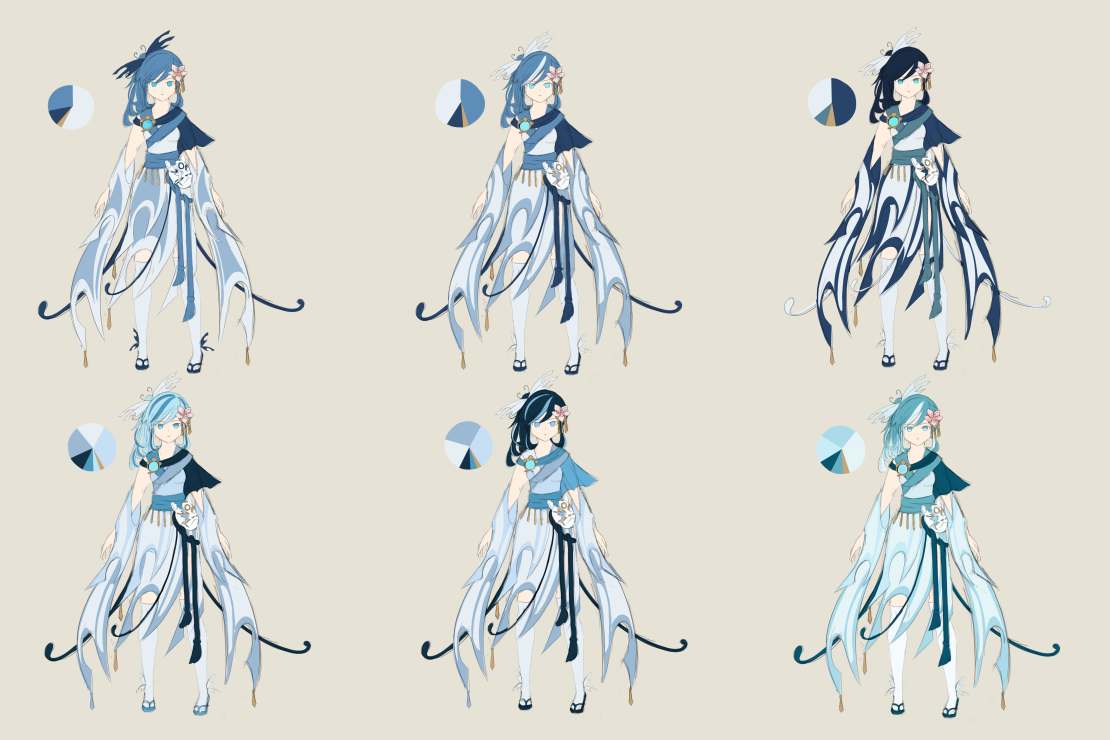 ART] OC design close up and design process | Genshin Impact | HoYoLAB